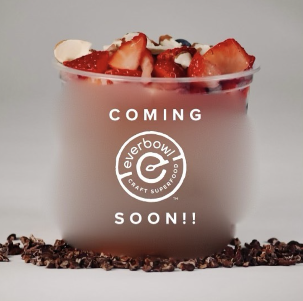 Smoothie Bowl Franchise, Everbowl, Opening New Location in Orlando End of May!